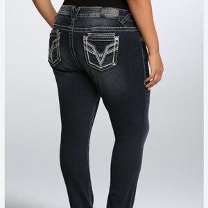 Vigoss Women's Skinny Jeans - Black